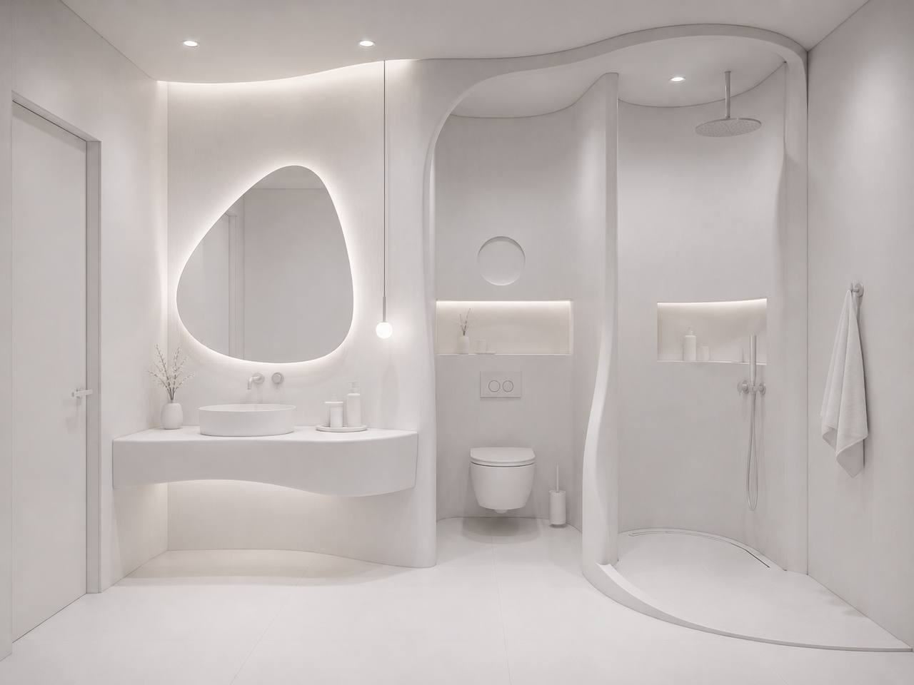Casa Onda — Sculptural Minimalism residential interior in Los Angeles (3 of 7)