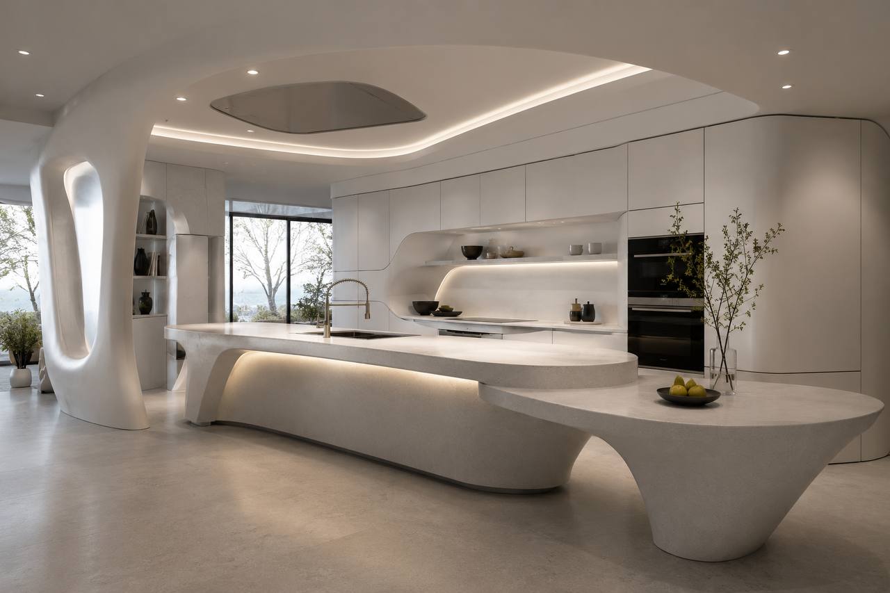 Casa Onda — Sculptural Minimalism residential interior in Los Angeles (2 of 7)